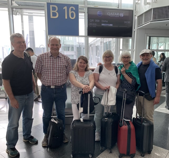 Die Delegation der KAB (von links nach rechts: Karl Busl, Michael Bauta, Ingrid Busl, Irmgard Bauta, Martha Kreller, Hannes Kreller)