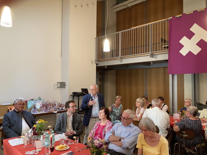 Jubiläum 75 Jahre St. Clemens 2022 Festakt Hannes Kreller