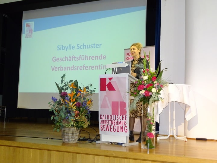 KAB Diözesantag 2021 Geschäftsführerin Sibylle Schuster