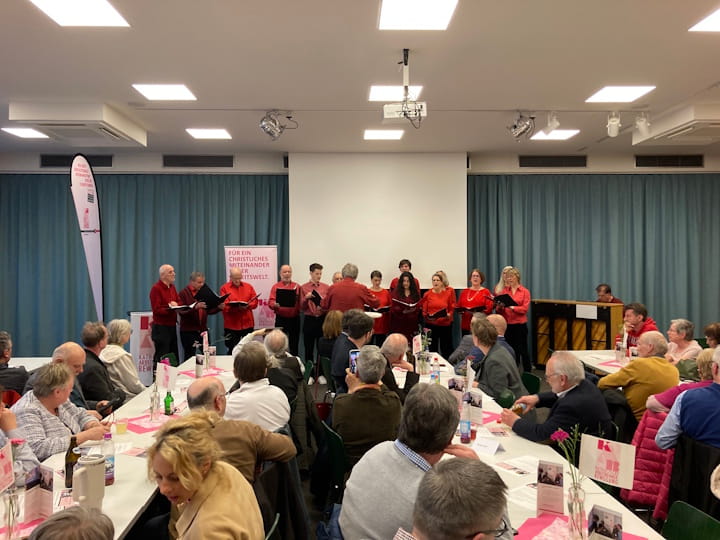 Münchner Gewerkschaftschor auf dem Landesempfang der KAB Bayern 2026.