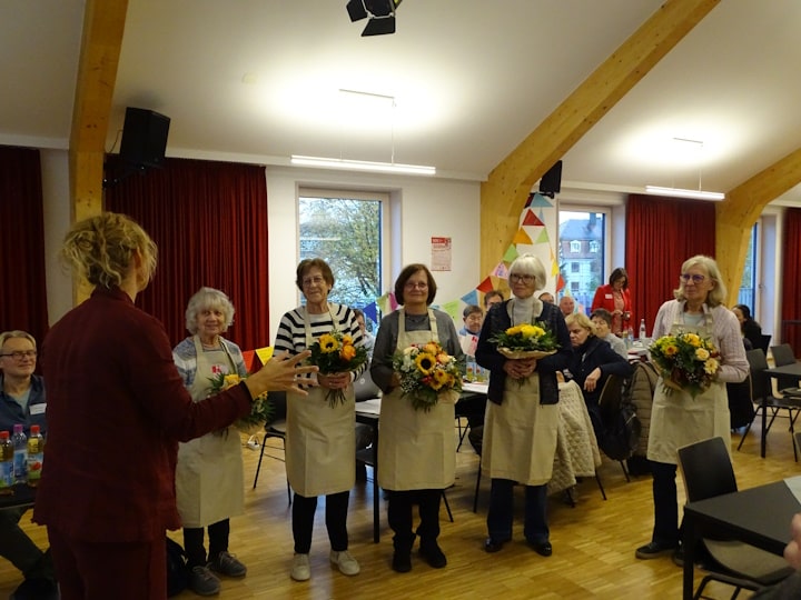 Helferinnen der KAB Heufeld.